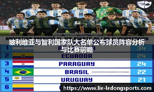 玻利维亚与智利国家队大名单公布球员阵容分析与比赛前瞻